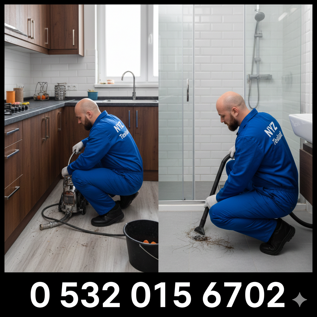 Körfez Mutfak ve Banyo Giderlerinde Biriken Atıkların Temizliği