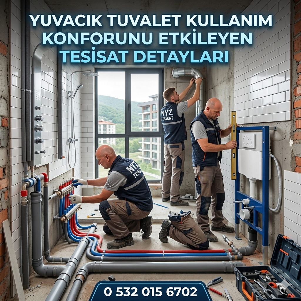 Yuvacık Tuvalet Kullanım Konforunu Etkileyen Tesisat Detayları